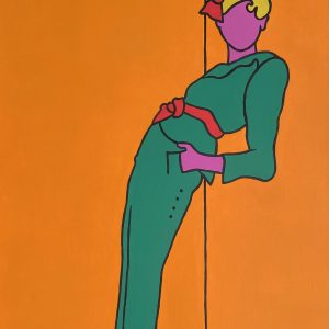 ‘Leaning Out 2’.  Part of ‘She Is Unknown’ Series